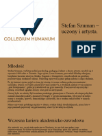 Stefan Szuman – Uczony i Artysta