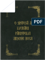 O Sinteza A Lucrarii Parintelui Arsenie Boca Vol.1