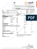 Test Report: Hematology Parameter Result Biological Reference Interval Complete Blood Count (CBC)