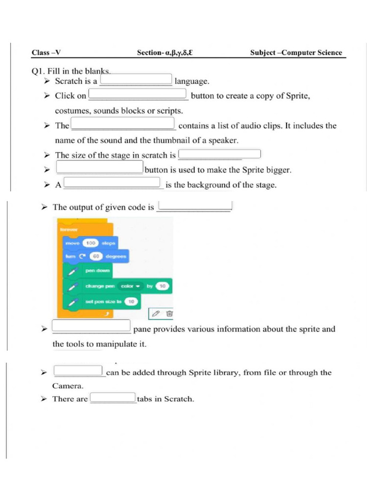 Ict Scratch | PDF