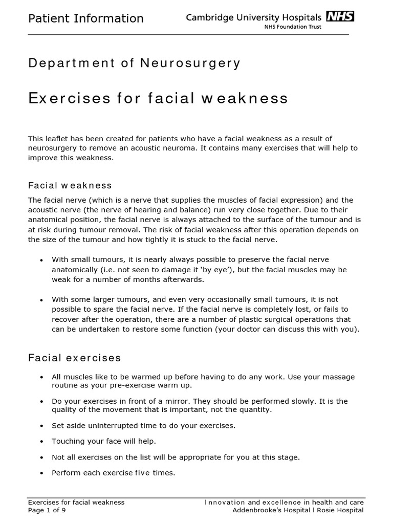 FACE Exercises | PDF | Topical Medication | Massage