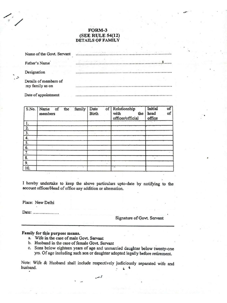 Details of family pdf
