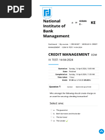EOM III - TEST - 14-04-2024 - Attempt Review - Welcome To Learning at Nibm