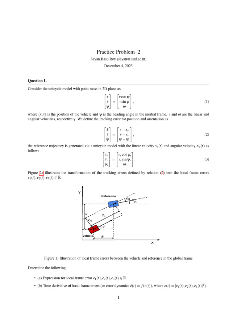Robotics homework 2 pdf kinematics physics