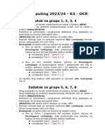 Soft Computing 2023/24 - K3 - OCR: Zadatak Za Grupe 1, 2, 3, 4