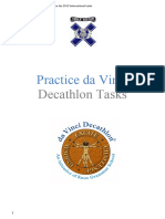 Da Vinci Decathlon 2013 International Practice Tasks