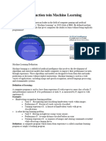 Notes Unit 1 ML