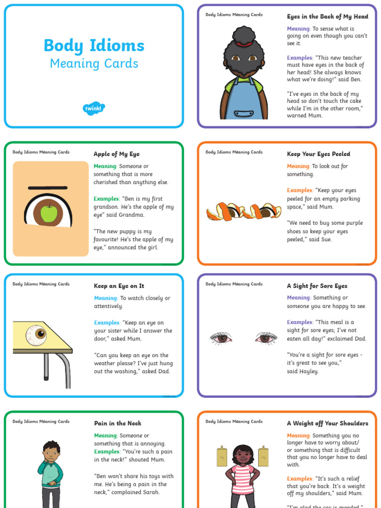 Understanding Body Idioms | PDF
