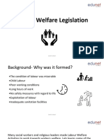 Labor Welfare Legislation