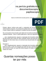 Temas Na Perícia Grafotécnica, Documentoscopia e Papilos PDF