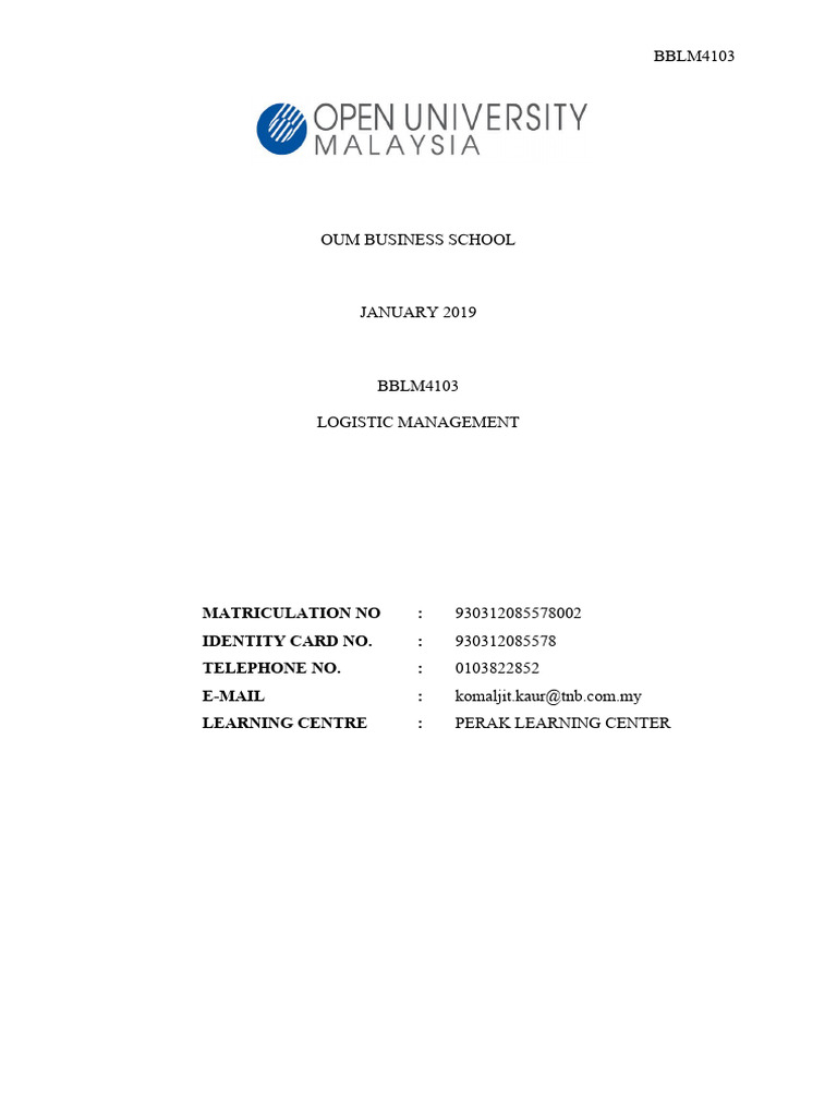 Logistics Management Case Study: Proton | PDF | Warehouse | Logistics
