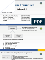 Isoterm Freundlich Kelompok 8 G