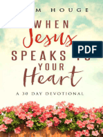 WHEN JESUS SPEAKS TO YOUR HEART