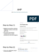 AHP Step by Step