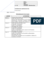 Fiche de Mathematique CP1