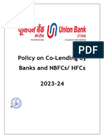 Policy On Co Lending by Banks and Nbfcs Hfcs 2023 24
