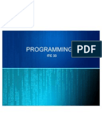 Programming 1- Introduction