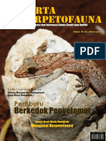 Warta Herpetofauna Vol - XII No.1 Maret 2020