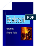 Edelstahl. Vortrag Von Alexander Kracht