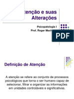 Psicopatologia I - A Atenção e Suas Alterações