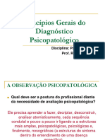 Princípios Gerais do Diagnóstico Psicopatológico