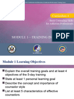 Curriculum 4, Module 1