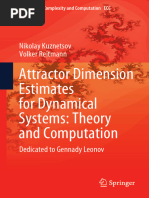 Kuznetsov, Reitmann - Attractor Dimension Estimates For Dynamical Systems - Theory and Computation