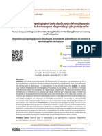 El Diagnóstico Psicopedagógico