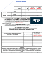 Conditional Agreement Template 2