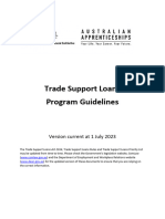 Trade Support Loans Program Guidelines