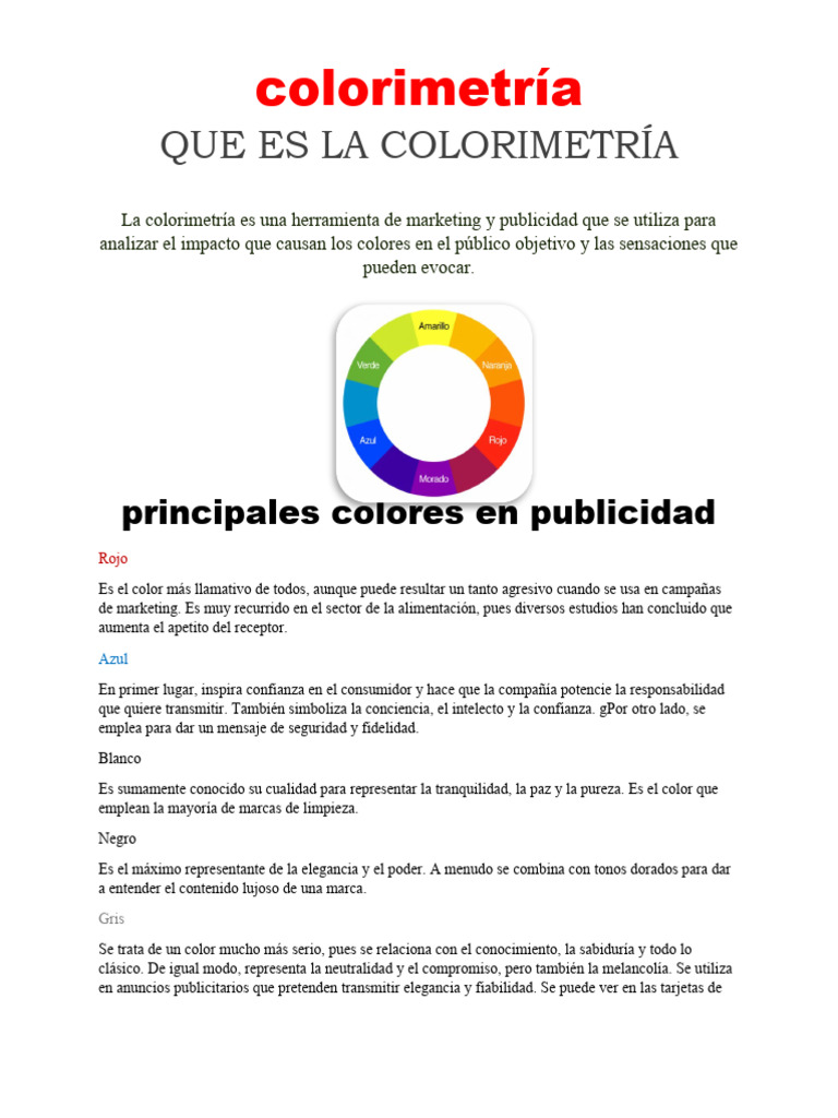 Que Es La Colorimetría HP | PDF | Virus de computadora | Software antivirus