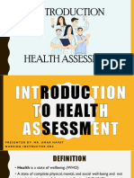 UNIT-I Introduction and components of health assement
