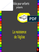 La naissance de l'église(pour école du Dimanche)