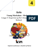 Arts4 - q1 - Mod4 - Kagawian NG Ibat-Ibang Pamayanang Kultural - FINAL