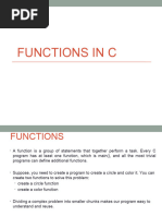 Functions in C