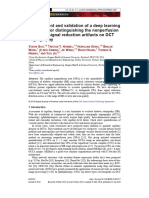 Development and Validation of A Deep Learning Algorithm For Distinguishing The Nonperfusion Area From Signal Reduction Artifacts On OCT Angiography