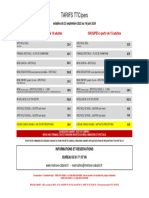 Tarifs Individuels Et Groupes 2023-2024