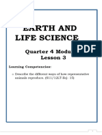 EARTH AND LIFE SCIENCE 4th Quarter Module 2 Lesson 3