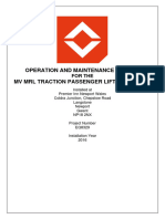 MV MRL Operation Maintenance Manual