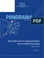 Baromètre de la représentation de la société française - Vague 2020