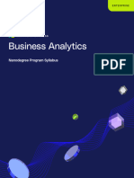 Udacity Enterprise Syllabus Business Analytics nd098