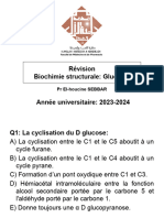 glucides structurale Révision