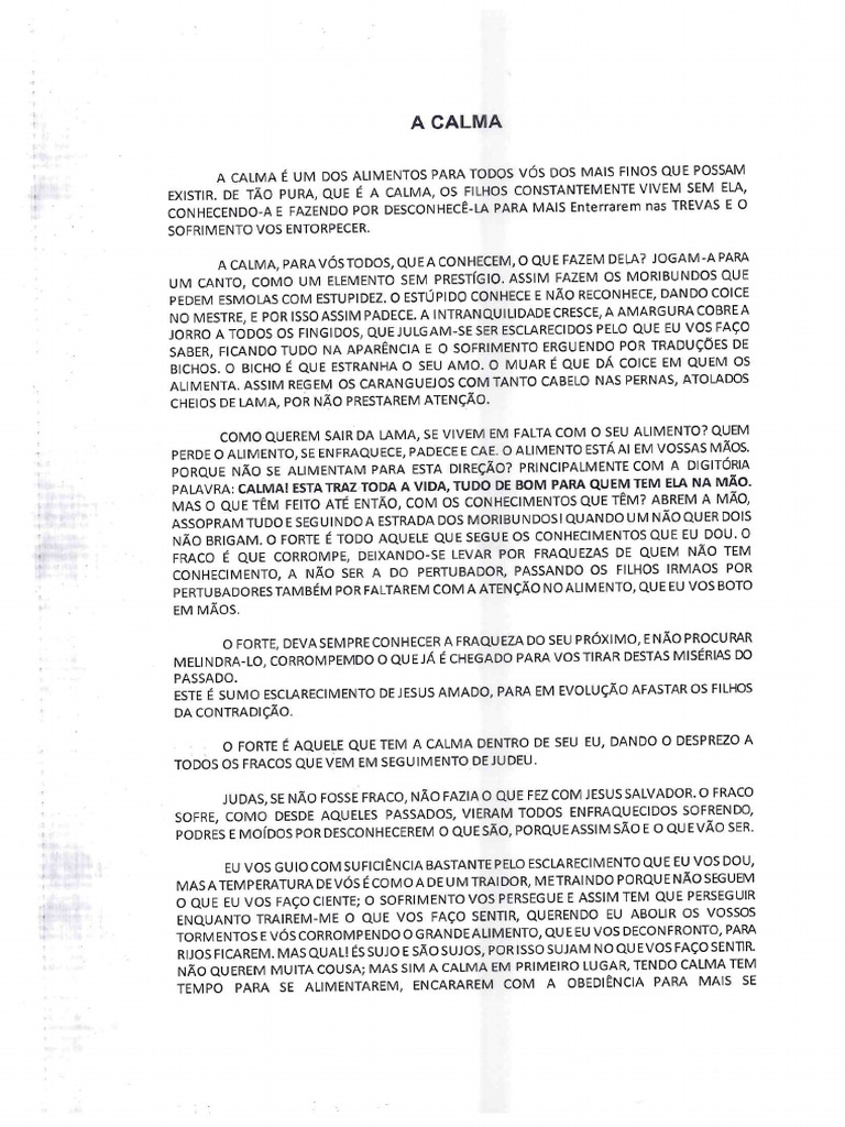 A Calma | PDF