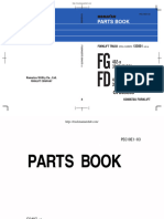 Komatsu FG40Z-10 35 - 40 - 45 - 50A-10, FD40Z (Y) - 10 35 (Y) - 40 (Y) - 45 (Y) - 50A (Y) - 10 Parts Book