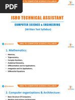 Isro Technical Assistant: Computer Science & Engineering