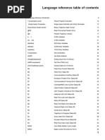 Language Reference Guide