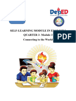 Self-Learning Module in English 9 QUARTER 3-Module 3 Connecting To The World