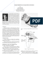 The Operating Characteristics of G Ear-Type Couplings by Gerhardt Pahl Professor and Engineer Darmstadt Technical University Darmstadt, West Germany