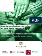 Diagnóstico Sobre Empresas Sociales en Salud Mental en Argentina