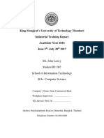 Internship Report Sample Document Update 2017